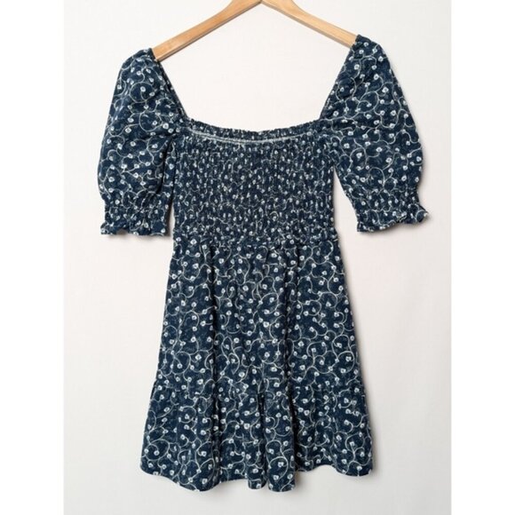 ARITZIA WILFRED Angie Dress Prairie Floral Blue XS - Picture 11 of 14